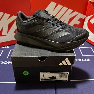 adidas Black Men's Running Shoe - All-Black Duramo Style